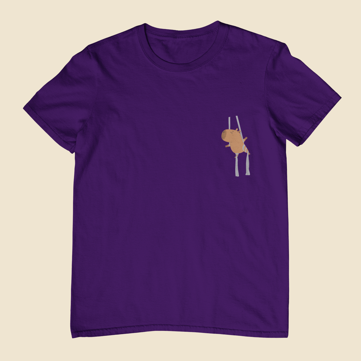 Camiseta Juvenil 10 a 16 anos Capivara Tecido