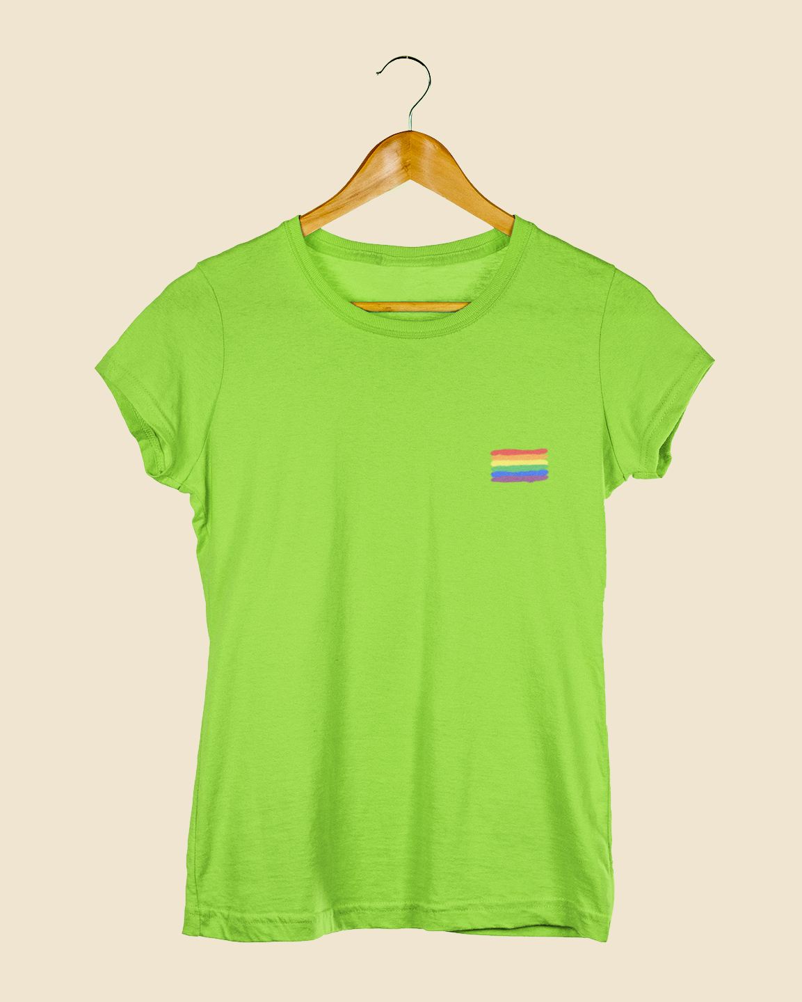 Camiseta Baby Look Bandeira LGBT+