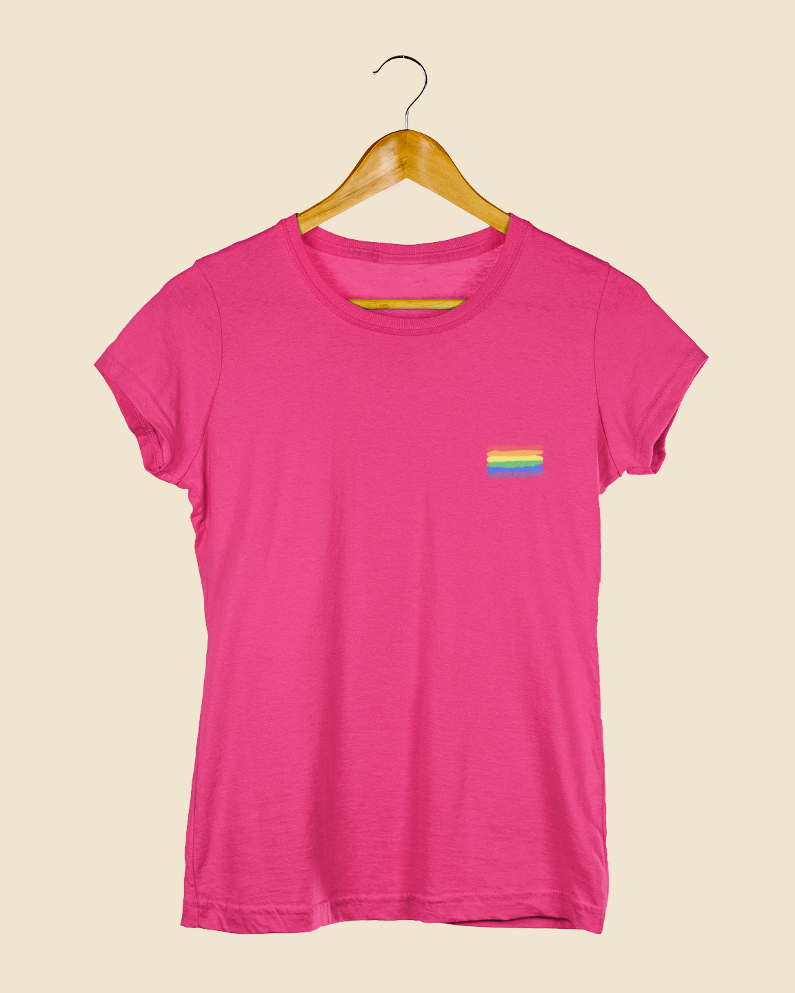 Camiseta Baby Look Bandeira LGBT+