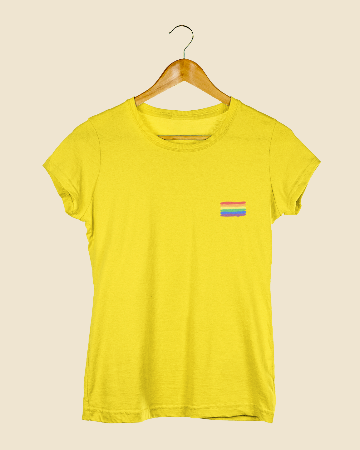 Camiseta Baby Look Bandeira LGBT+