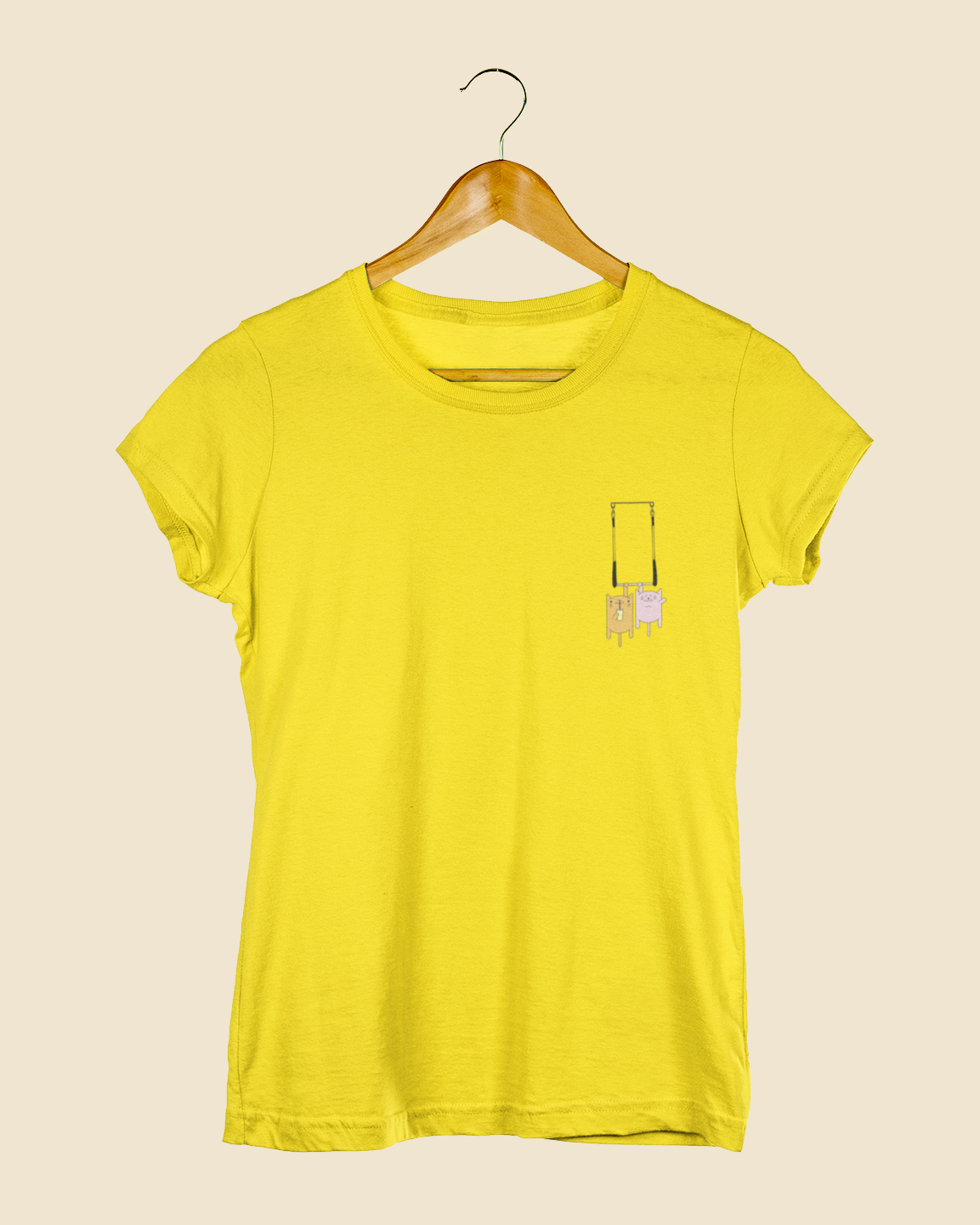 Camiseta Baby Look Gatos Trapezistas