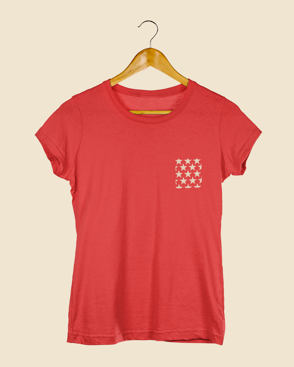 Camiseta Baby Look Estrela