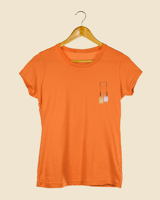 Camiseta Baby Look Gatos Trapezistas