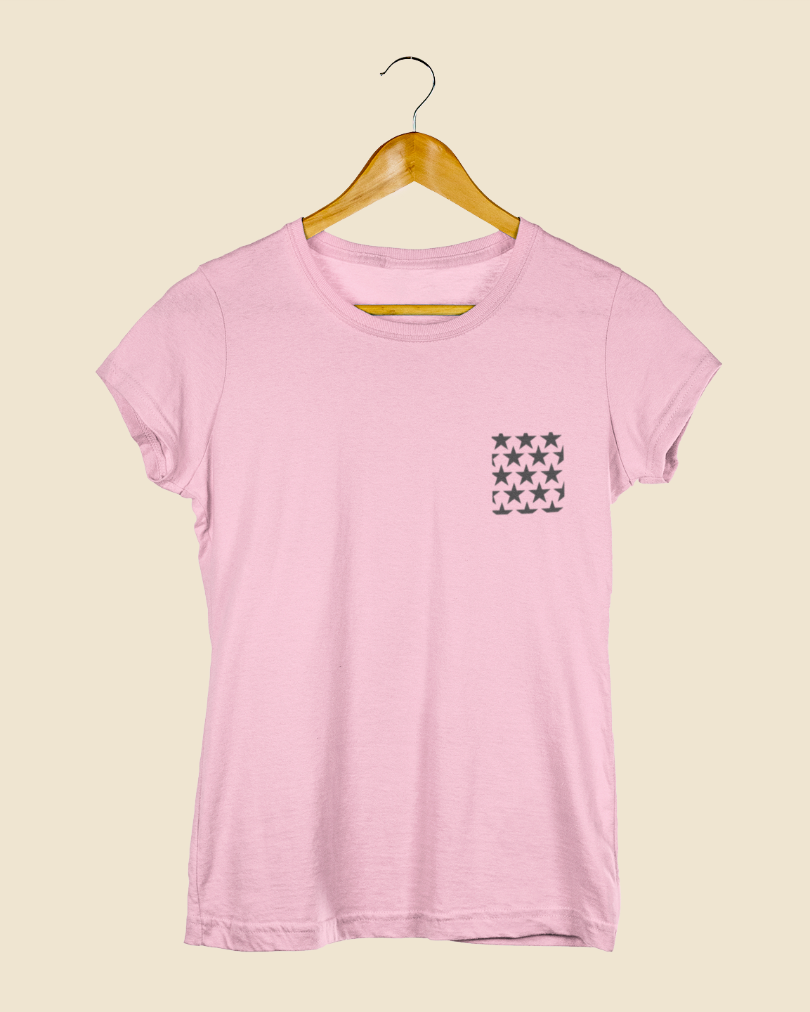 Camiseta Baby Look Estrela