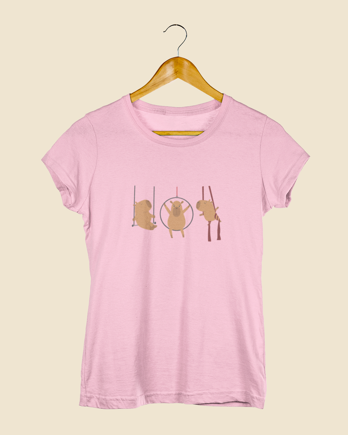 Camiseta Baby Look Capivaras Aéreos