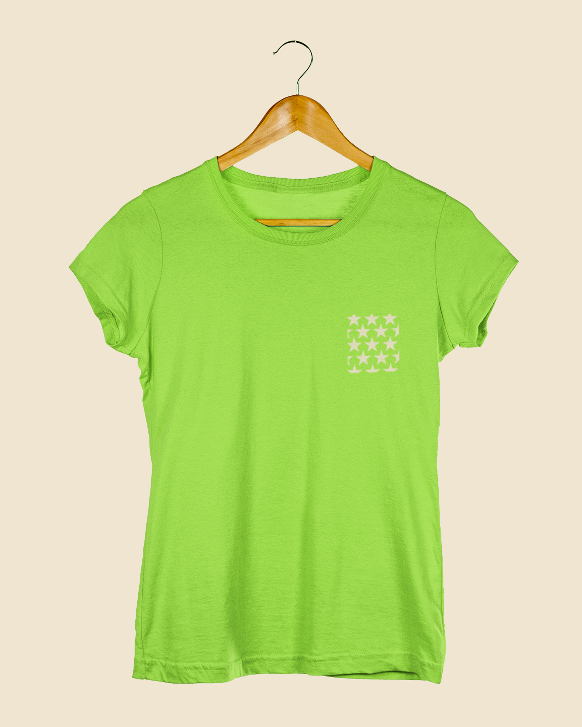 Camiseta Baby Look Estrela