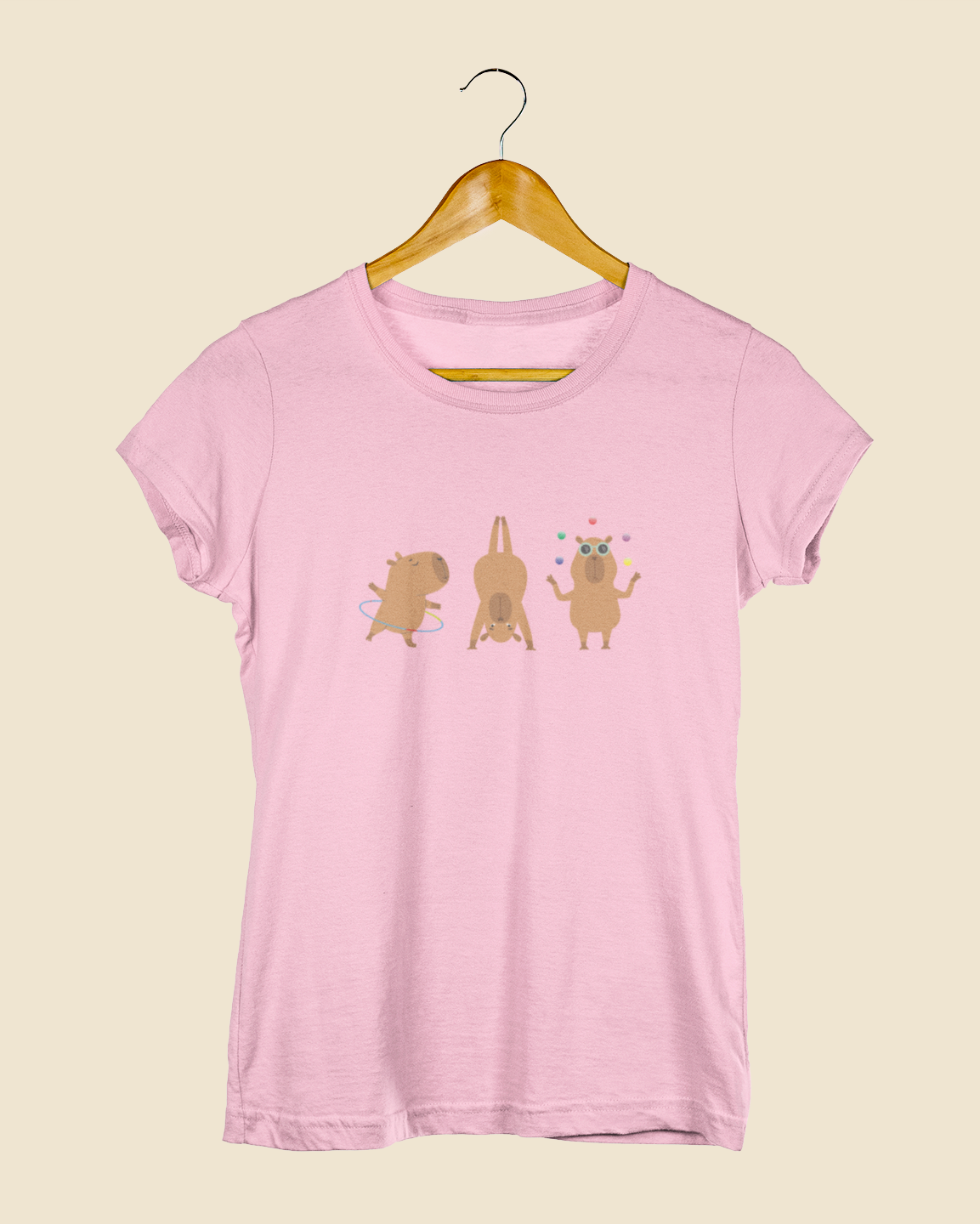 Camiseta Baby Look Capivaras Solo