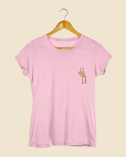 Camiseta Baby Look Capivara Tecido