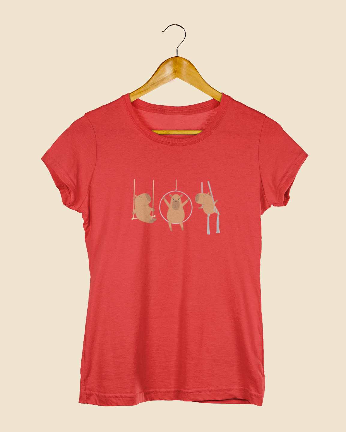 Camiseta Baby Look Capivaras Aéreos