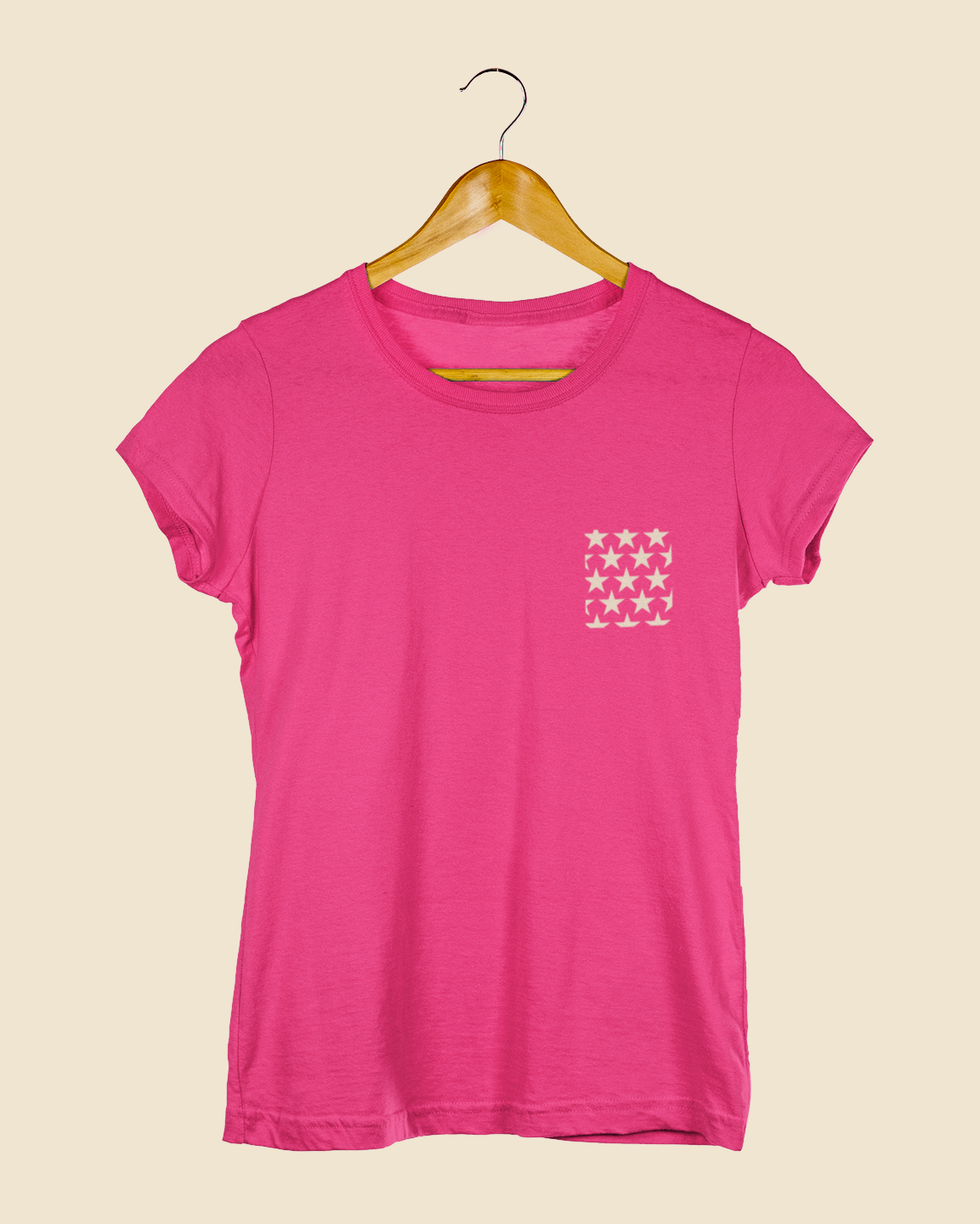 Camiseta Baby Look Estrela