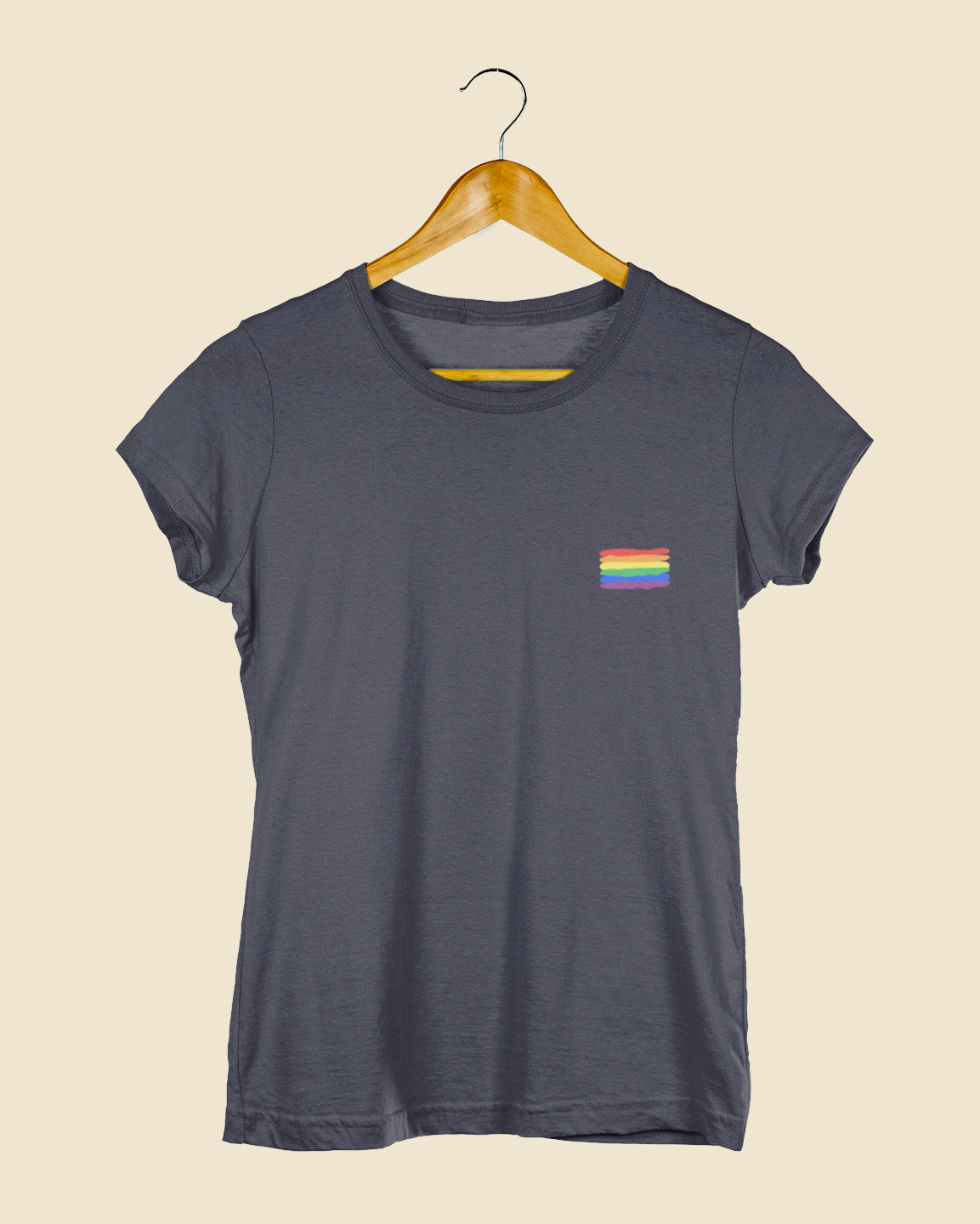 Camiseta Baby Look Bandeira LGBT+