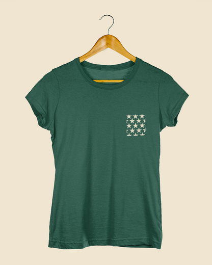Camiseta Baby Look Estrela
