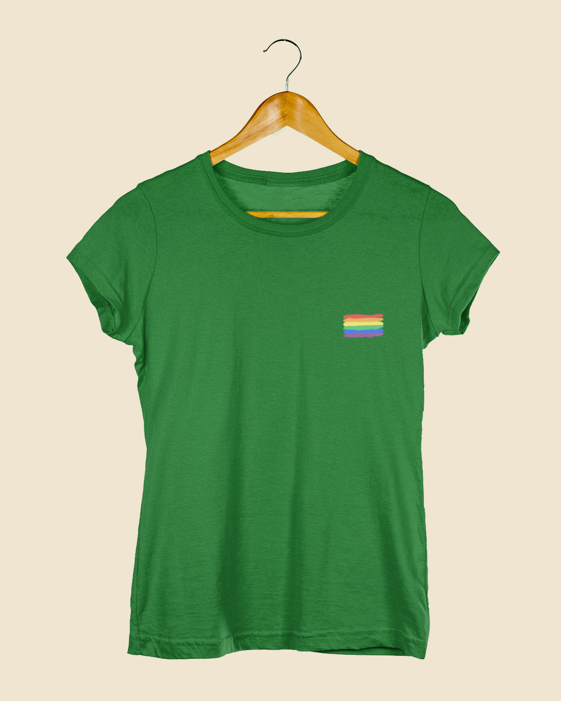 Camiseta Baby Look Bandeira LGBT+