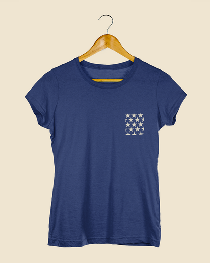 Camiseta Baby Look Estrela