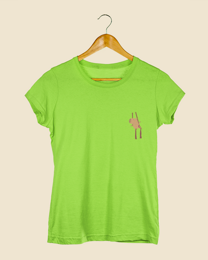 Camiseta Baby Look Capivara Tecido