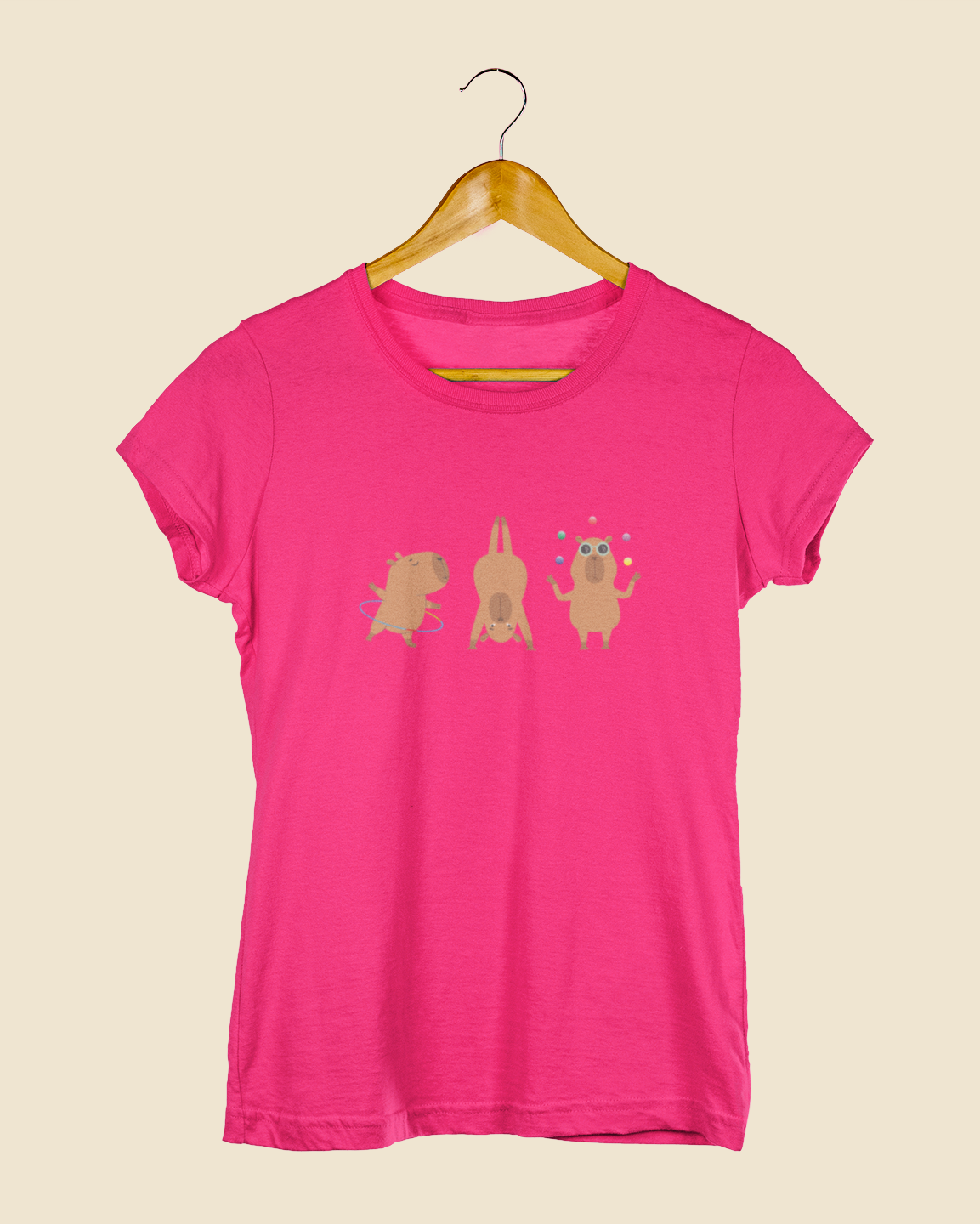 Camiseta Baby Look Capivaras Solo