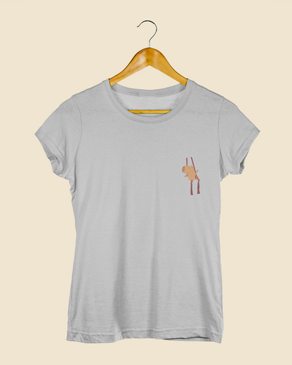 Camiseta Baby Look Capivara Tecido