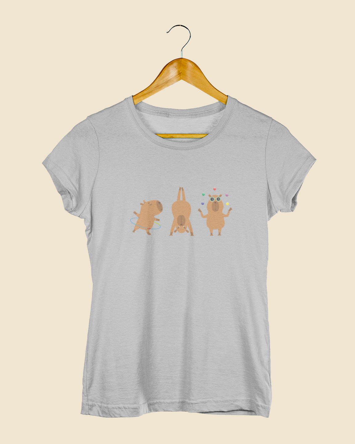 Camiseta Baby Look Capivaras Solo