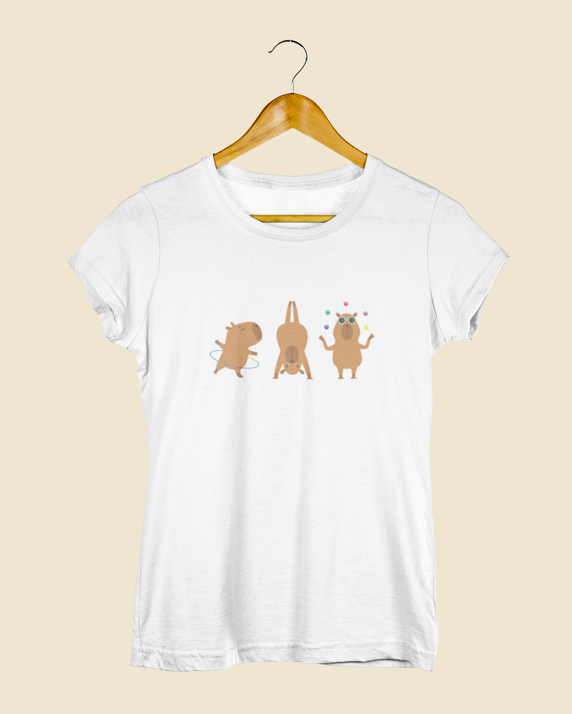 Camiseta Baby Look Capivaras Solo