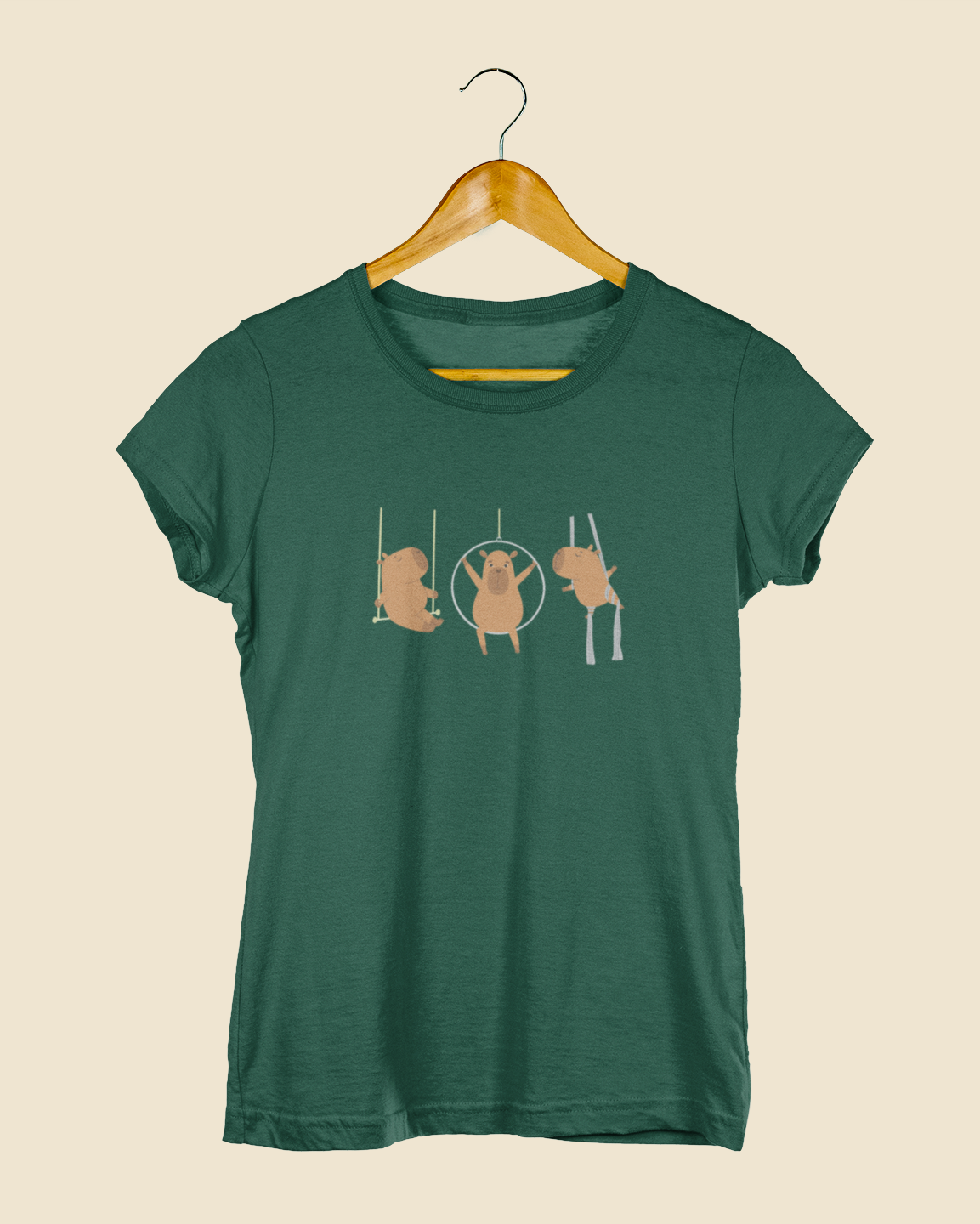 Camiseta Baby Look Capivaras Aéreos