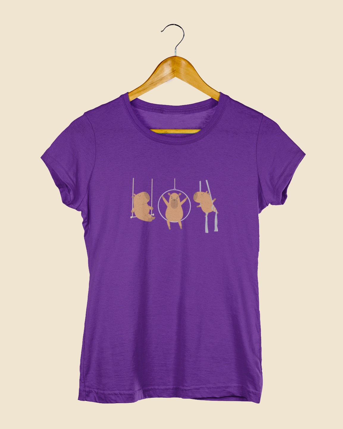 Camiseta Baby Look Capivaras Aéreos