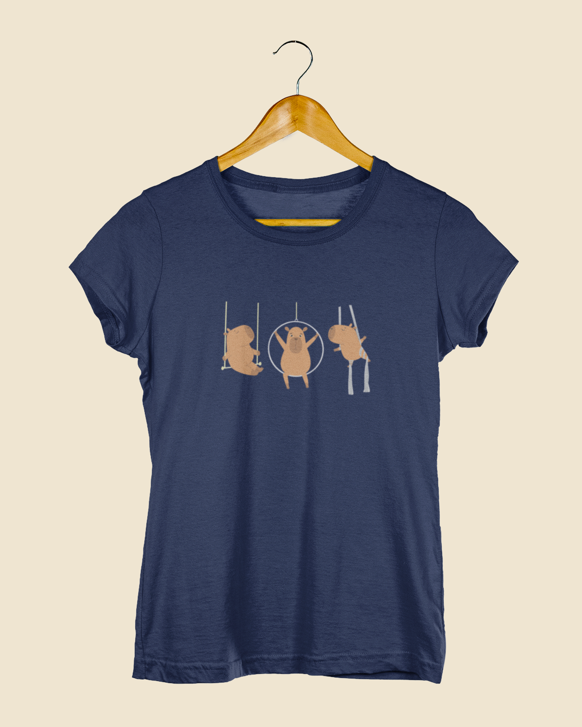 Camiseta Baby Look Capivaras Aéreos