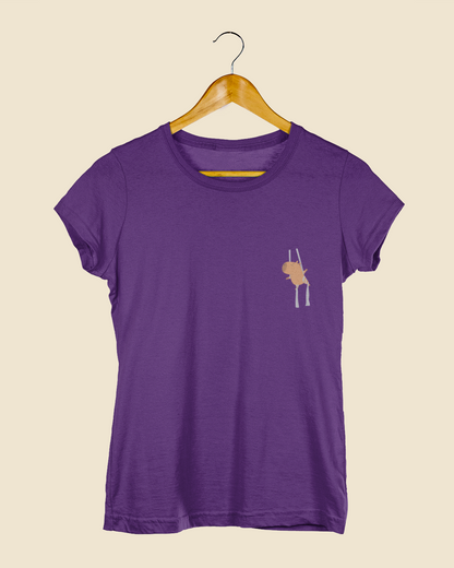 Camiseta Baby Look Capivara Tecido