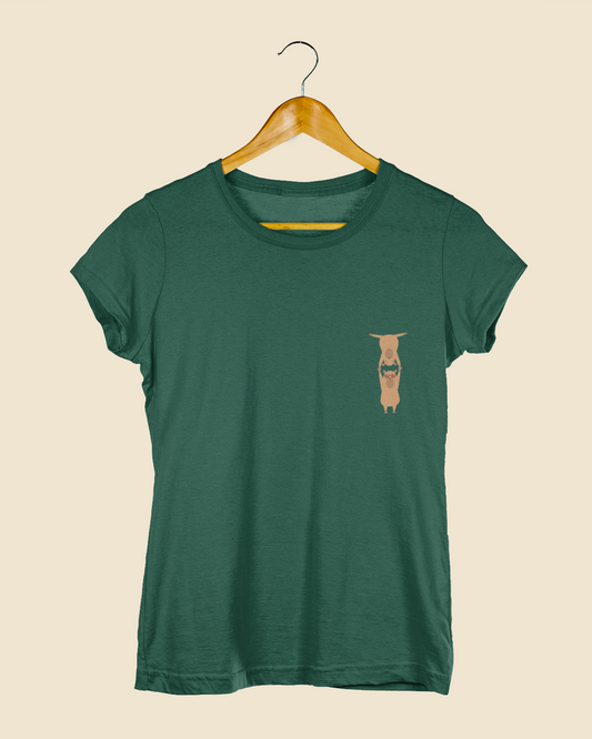 Camiseta Baby Look Capivaras Mão a Mão