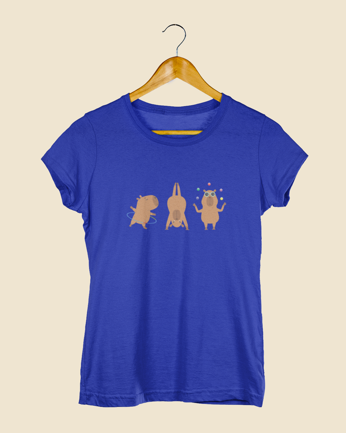 Camiseta Baby Look Capivaras Solo