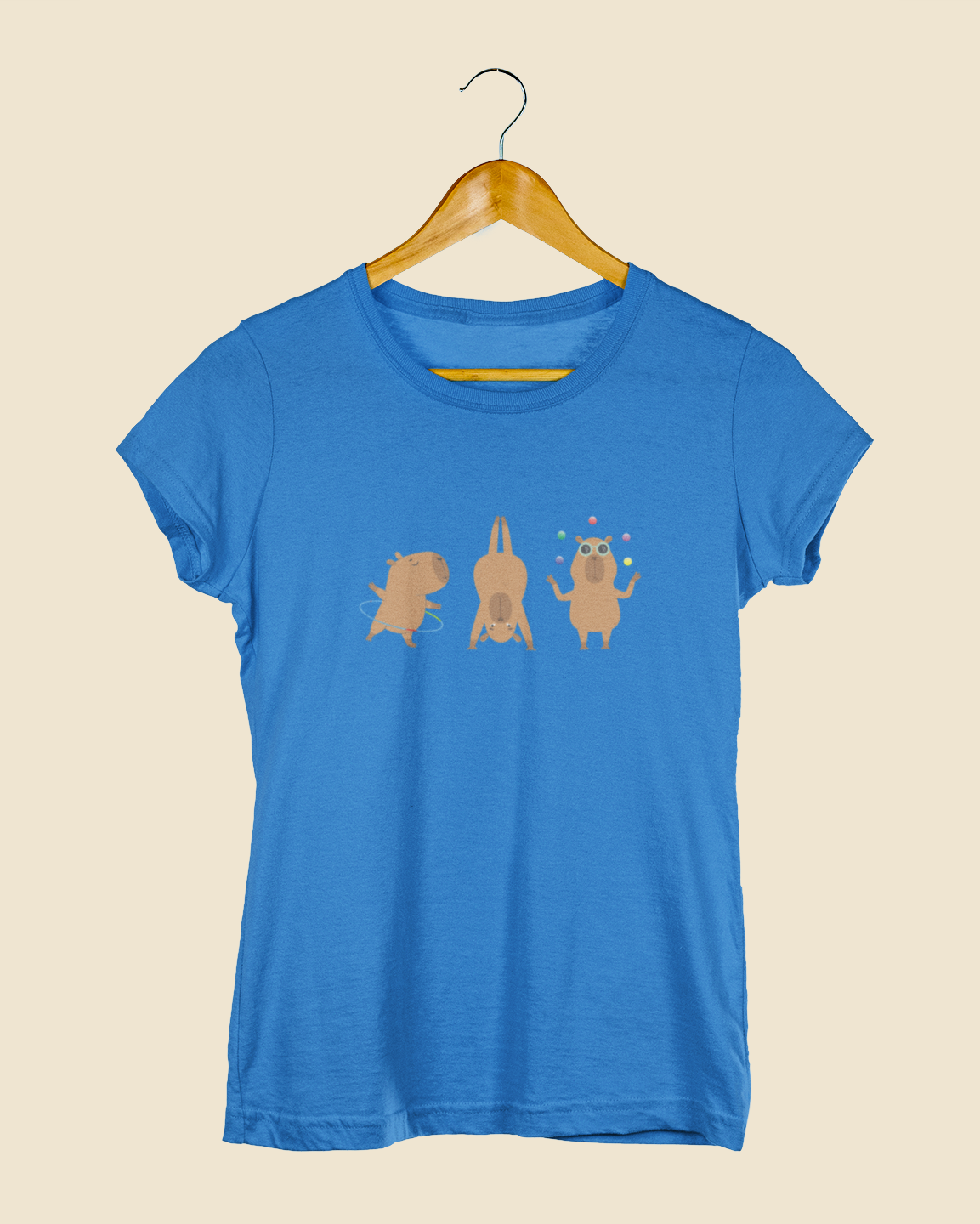 Camiseta Baby Look Capivaras Solo