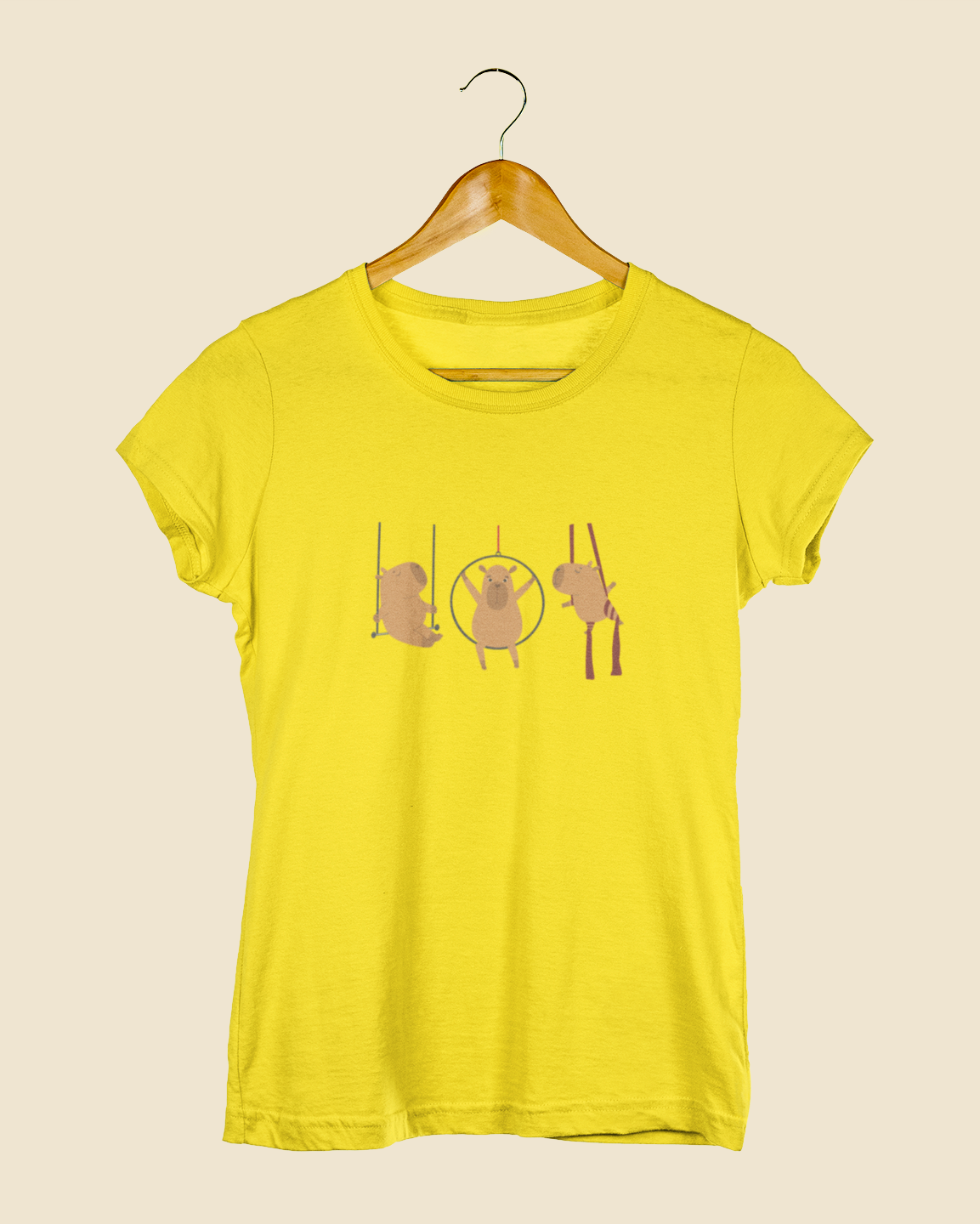 Camiseta Baby Look Capivaras Aéreos