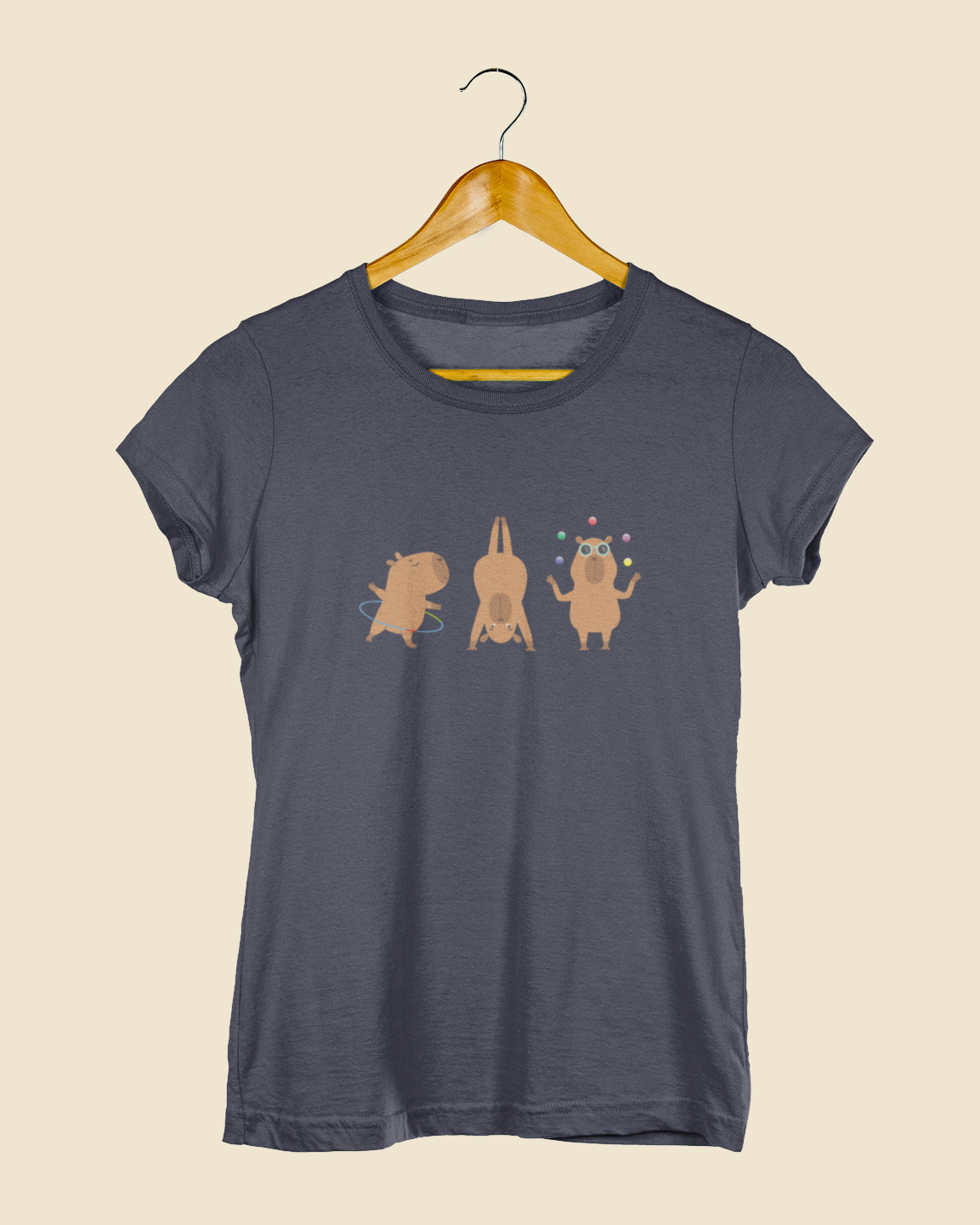 Camiseta Baby Look Capivaras Solo