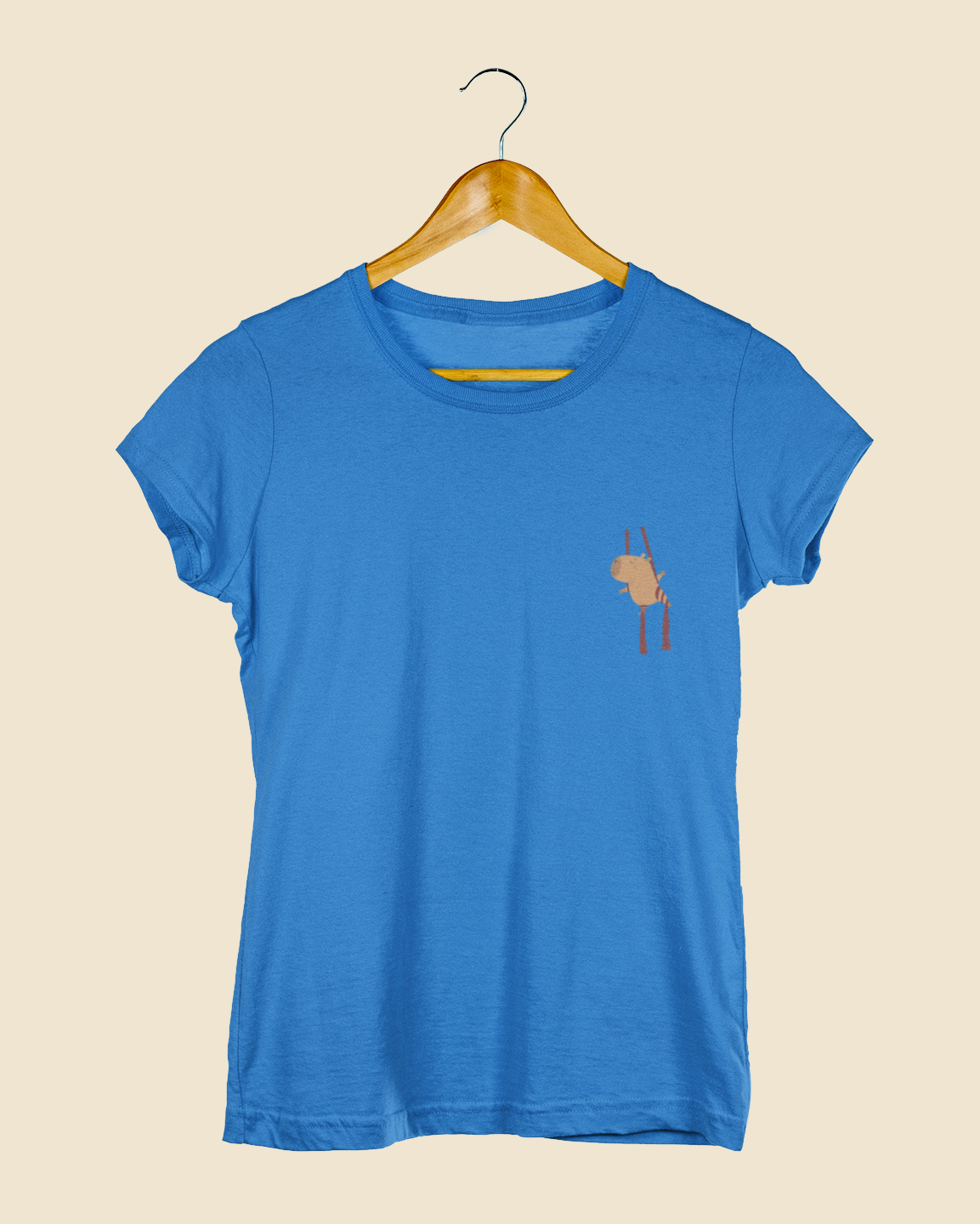 Camiseta Baby Look Capivara Tecido