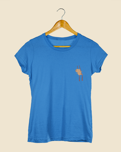 Camiseta Baby Look Capivara Tecido