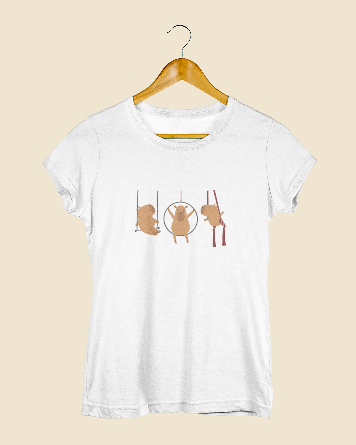 Camiseta Baby Look Capivaras Aéreos