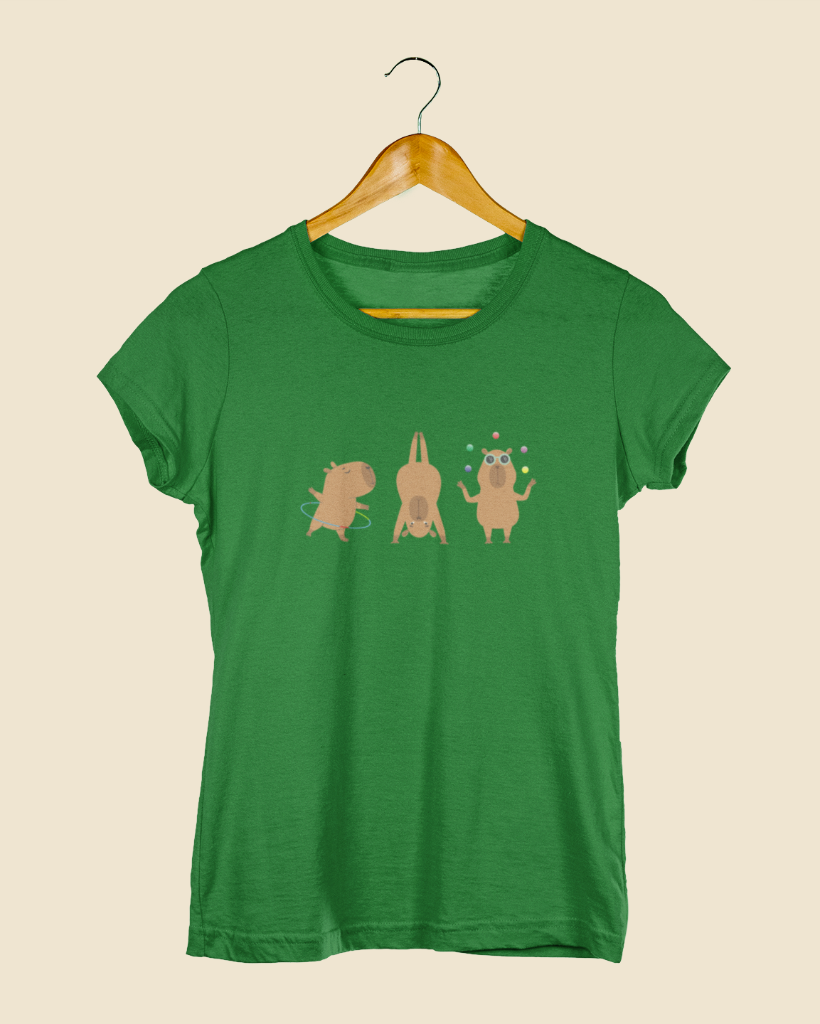 Camiseta Baby Look Capivaras Solo