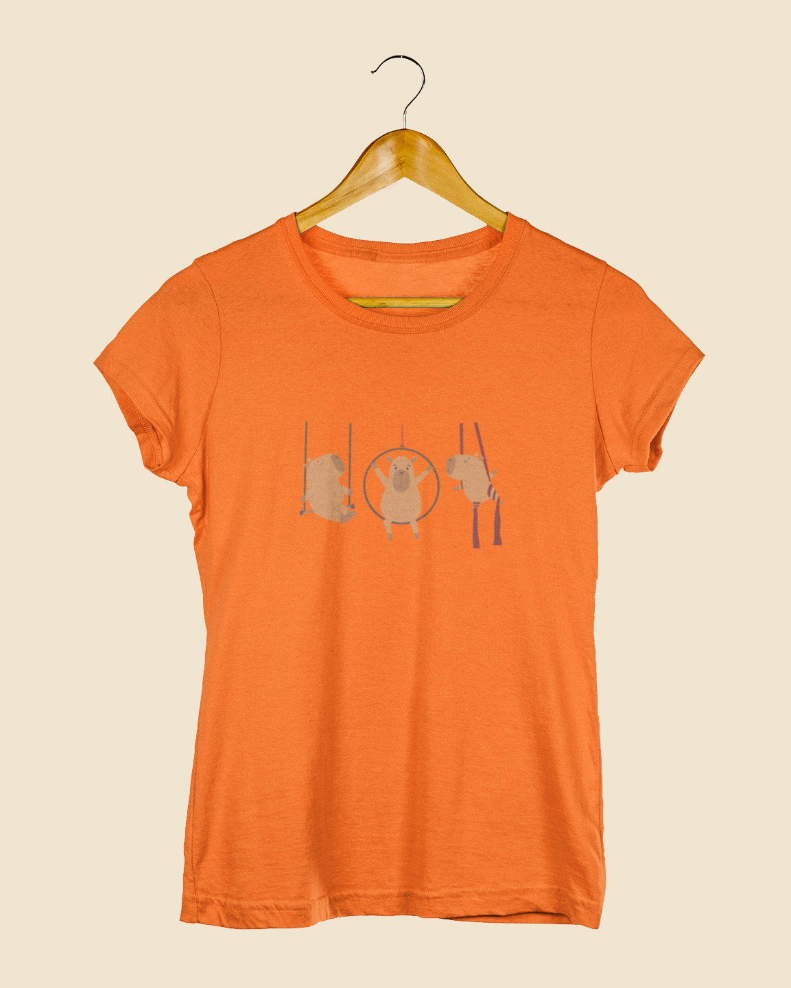 Camiseta Baby Look Capivaras Aéreos